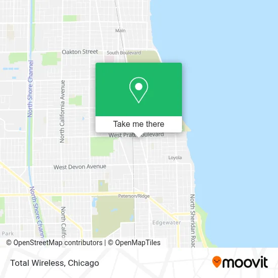 Total Wireless map