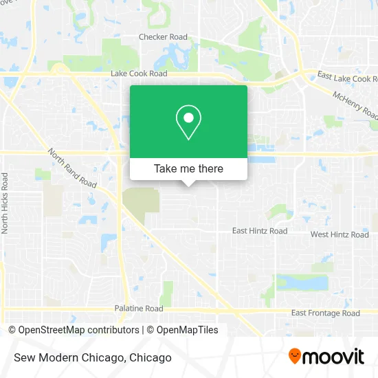 Sew Modern Chicago map