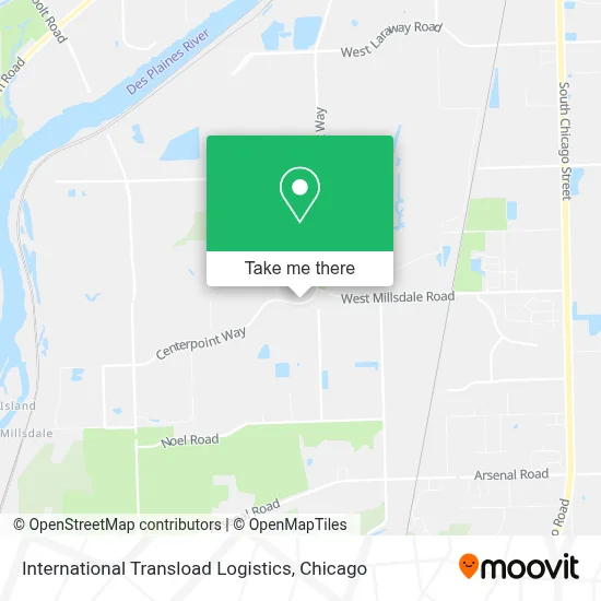 International Transload Logistics map