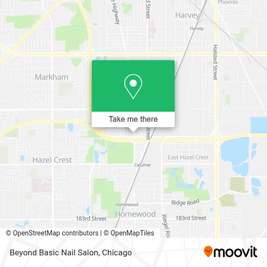 Beyond Basic Nail Salon map
