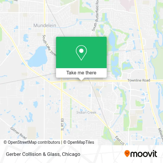 Gerber Collision & Glass map