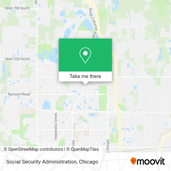 Social Security Administration map