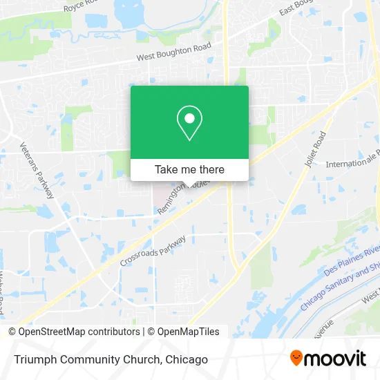 Triumph Community Church map