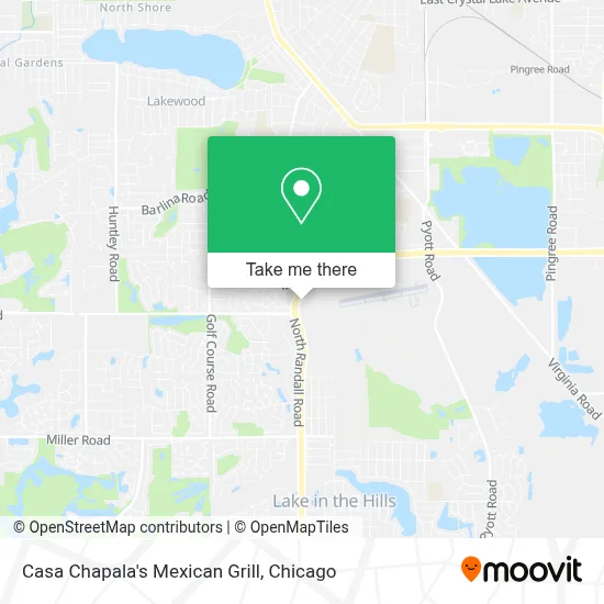 Casa Chapala's Mexican Grill map