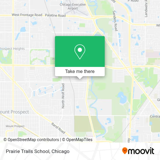 Prairie Trails School map