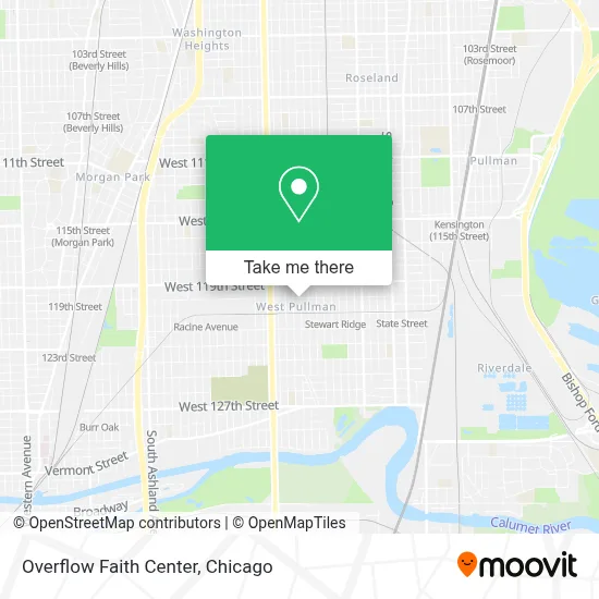 Overflow Faith Center map