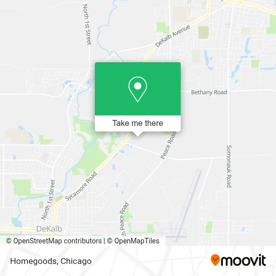 Homegoods map