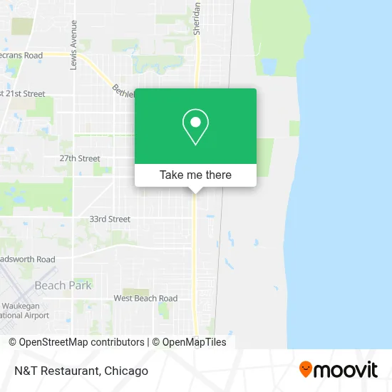 N&T Restaurant map
