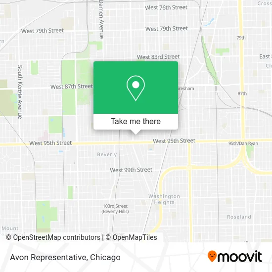 Avon Representative map