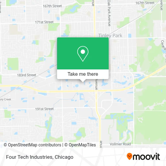 Four Tech Industries map
