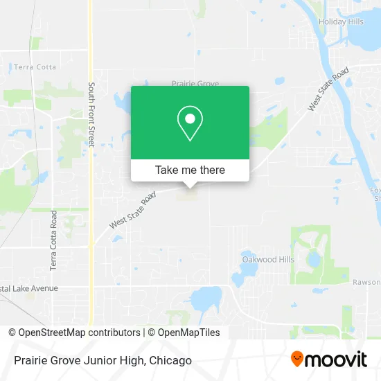 Prairie Grove Junior High map