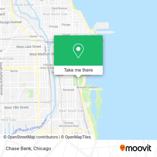 Chase Bank map
