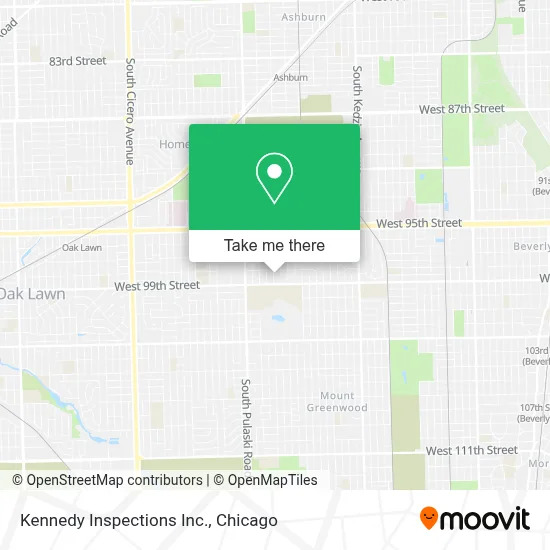 Kennedy Inspections Inc. map