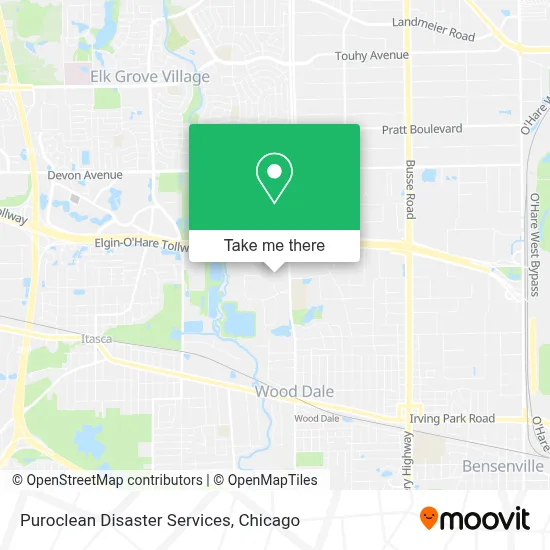 Puroclean Disaster Services map