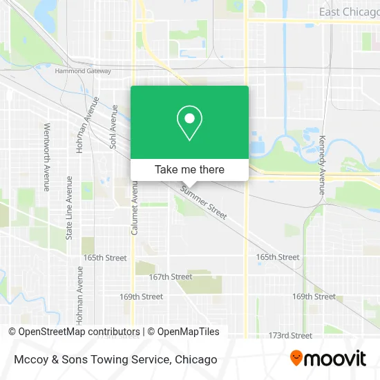 Mccoy & Sons Towing Service map