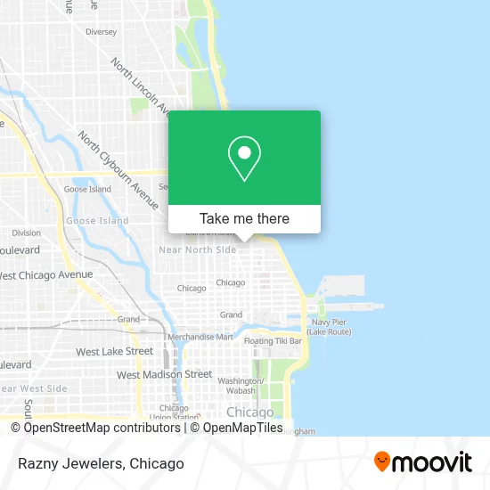 Razny Jewelers map