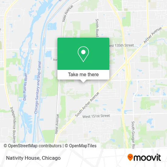 Nativity House map