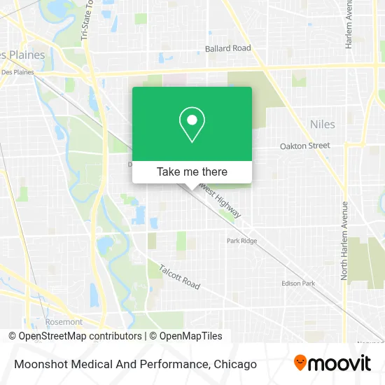 Moonshot Medical And Performance map