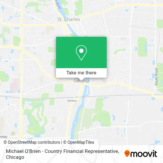 Michael O'Brien - Country Financial Representative map