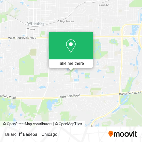 Briarcliff Baseball map