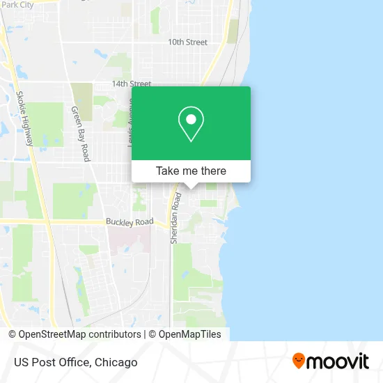 Us Post Office map