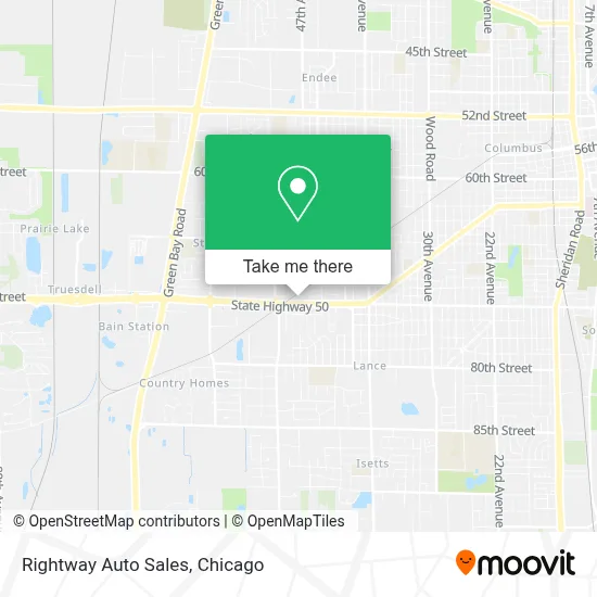Rightway Auto Sales map