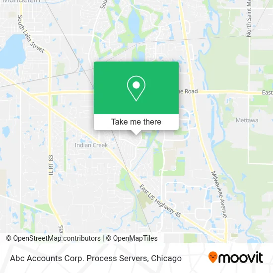 Abc Accounts Corp. Process Servers map