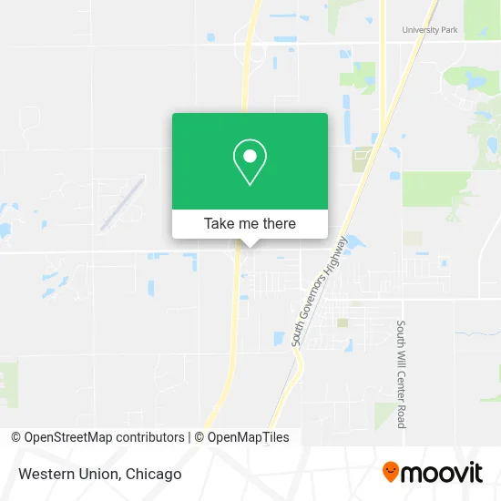 Western Union map