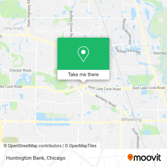 Huntington Bank map
