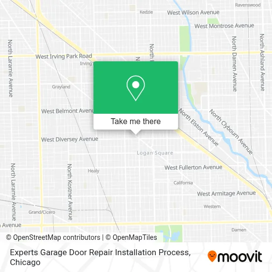 Experts Garage Door Repair Installation Process map
