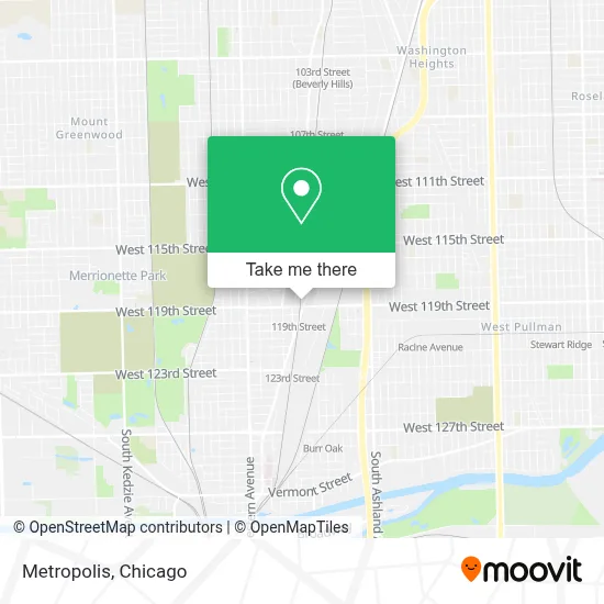 Metropolis map