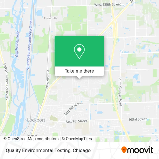 Quality Environmental Testing map