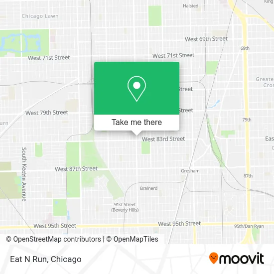 Eat N Run map