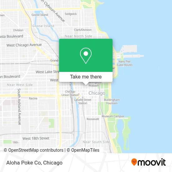 Aloha Poke Co map