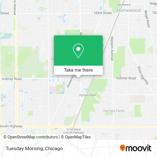 Tuesday Morning map