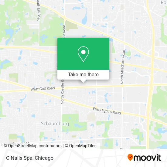 C Nails Spa map