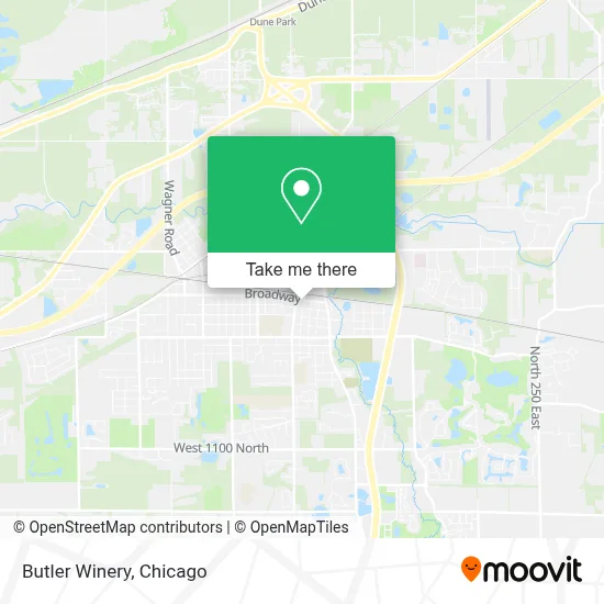 Butler Winery map
