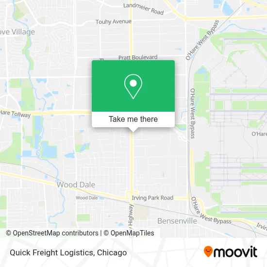 Quick Freight Logistics map