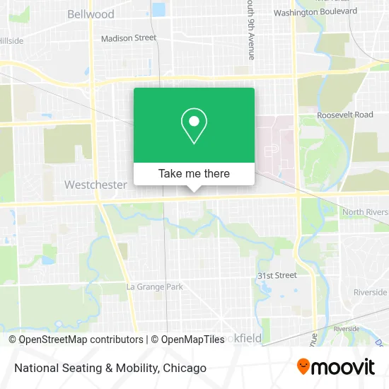 National Seating & Mobility map