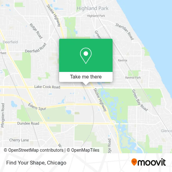 Find Your Shape map