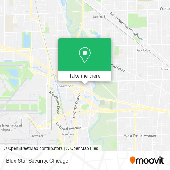 Blue Star Security map