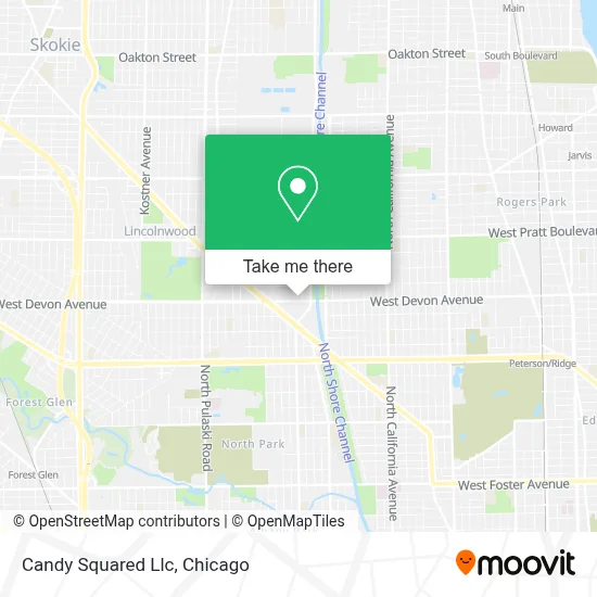 Candy Squared Llc map