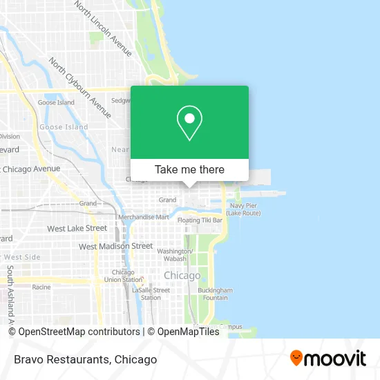 Bravo Restaurants map