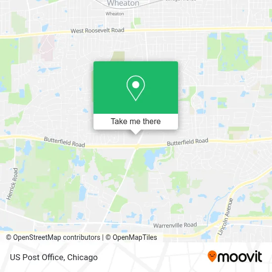 Us Post Office map