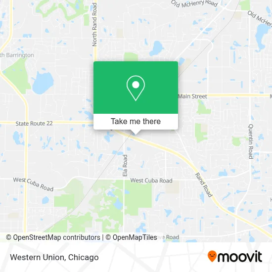Western Union map