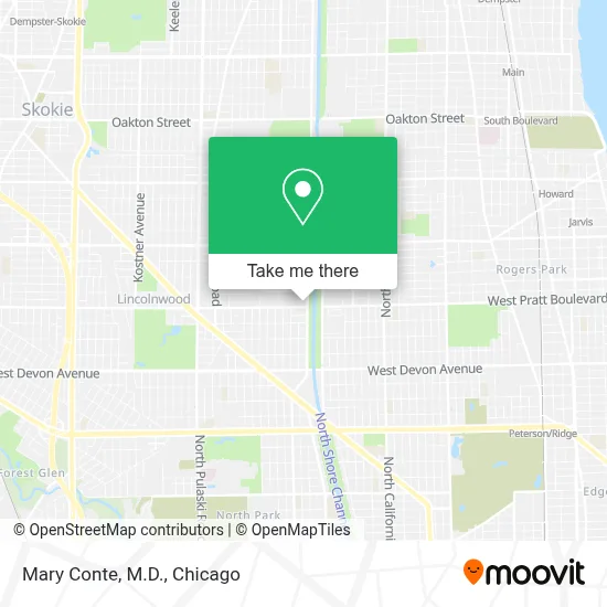 Mary Conte, M.D. map