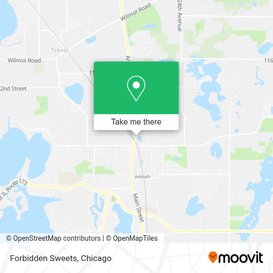 Forbidden Sweets map