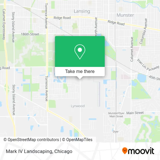 Mark IV Landscaping map
