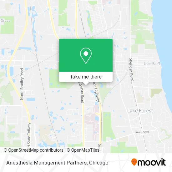 Anesthesia Management Partners map