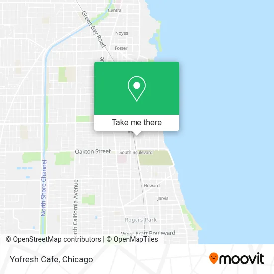 Yofresh Cafe map